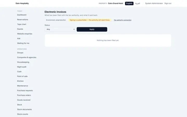 E-invoices