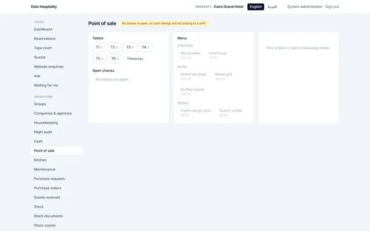 Point of sale
